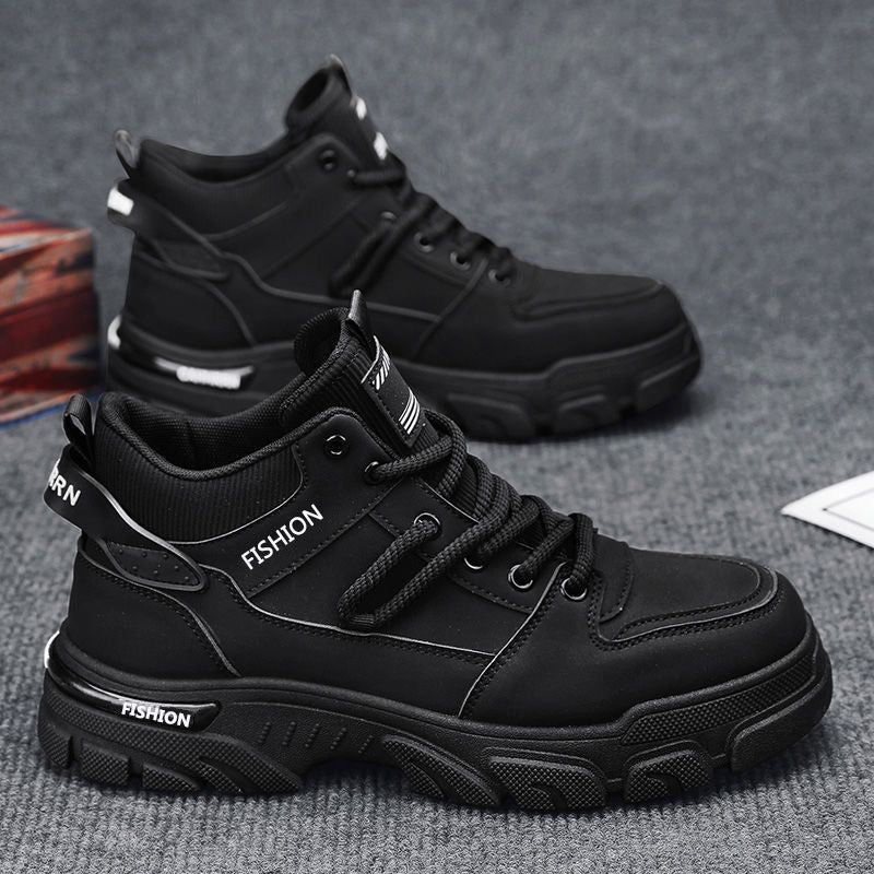 Herren-Arbeitsstiefel, rutschfest, wasserabweisend, High-Top