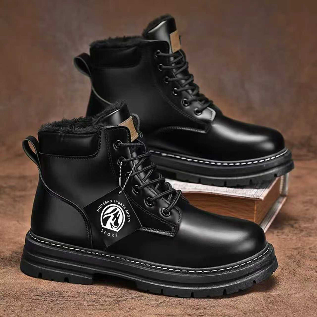 Gefütterte Herren-Stiefel, rutschfest, EVA-Einlegesohle