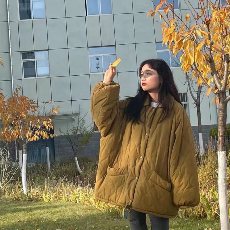 Gesteppte Winterjacke mit Lammfleece-Futter