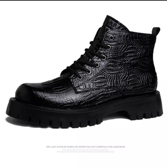 Herren-Business-Stiefel aus Leder