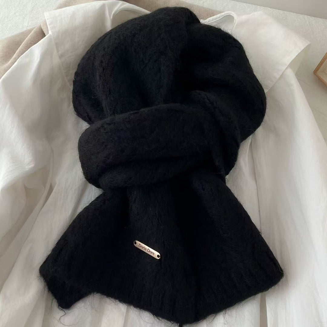 Strickschal aus Wollmischgewebe
