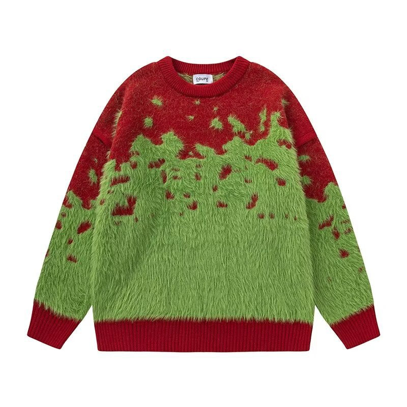 Weihnachts-Pullover für Paare, Strickpullover