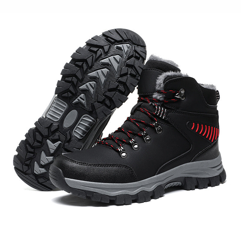 Gefütterte Herren Winter-Stiefel, hohe Passform