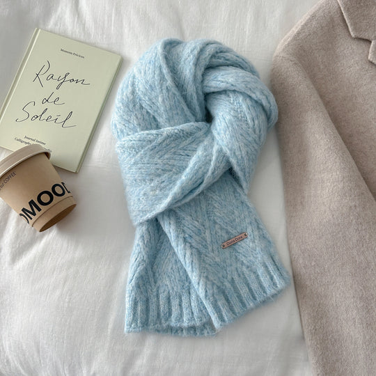 Strickschal aus Alpakawollmischung