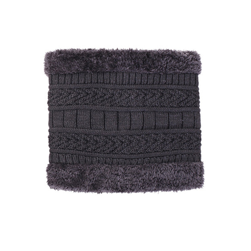 Strickmütze mit Schal, 2-teiliges Set, gefüttert