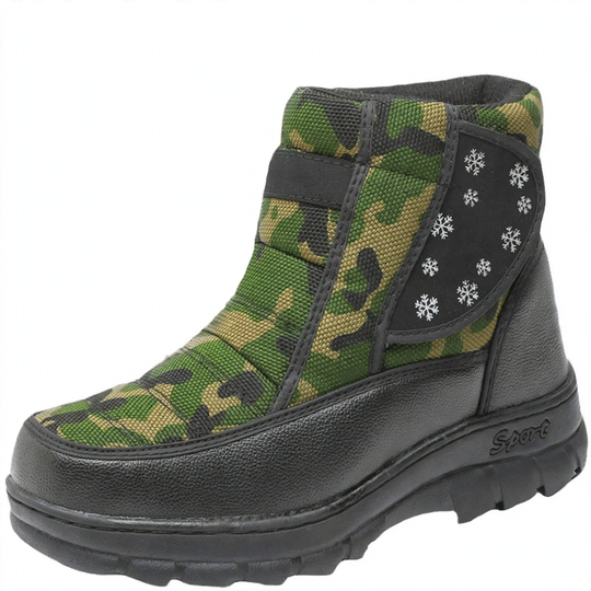 Gefütterte Winter-Schneestiefel, wasserabweisend und rutschfest