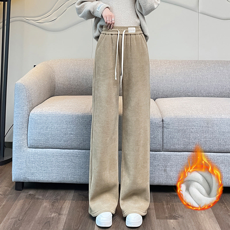 Lammfleece-Kordhose für Damen