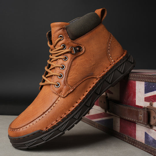 Gefütterte Winter-Stiefel, warm und atmungsaktiv