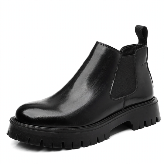 Herren Chelsea-Stiefel, knöchelhoch, rutschfest, Kunstleder