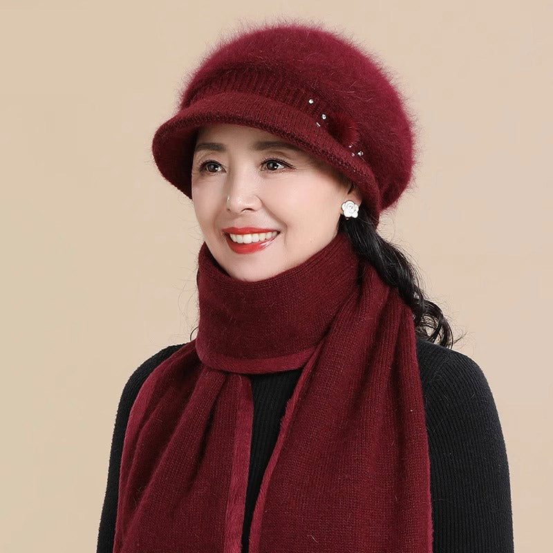 Warme Wintermütze für Damen
