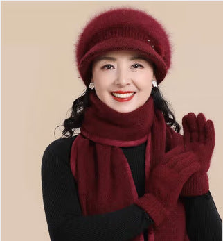 Warme Wintermütze für Damen