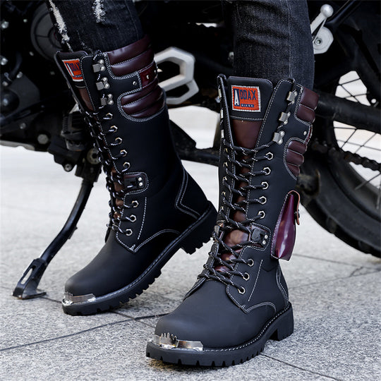 Robuste Herren-Stiefel mit hohem Schaft