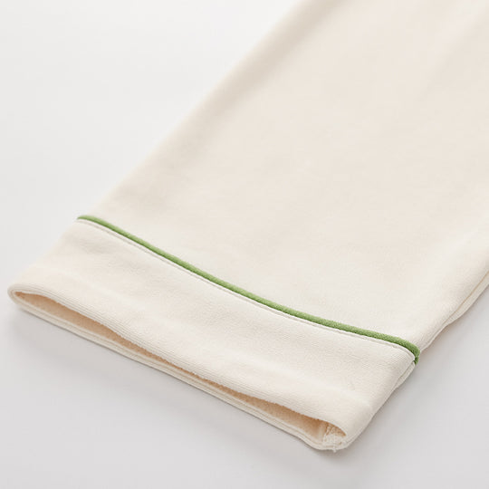 Paar-Pyjama-Set, langärmelig, schlichtes Design