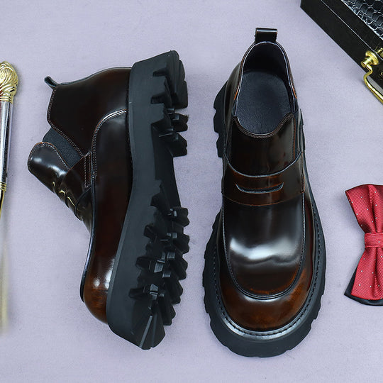 Business-Chelsea-Stiefel aus Glattleder