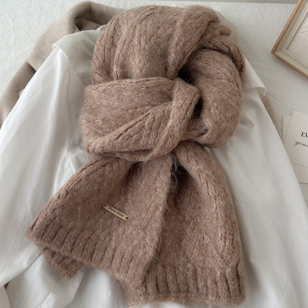 Strickschal aus Alpakawollmischung