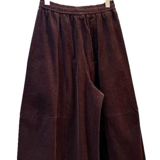 Damen-Cordhose im Retro-Stil, Haremsschnitt