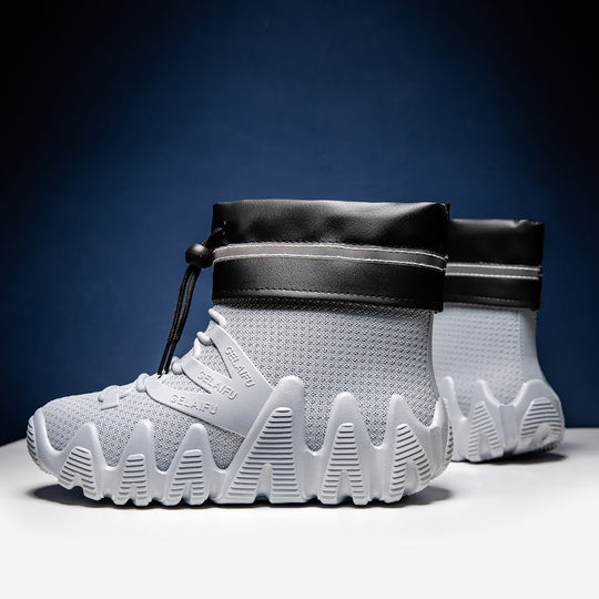 Wasserdichte Herren-Stiefel, PVC, gefüttert