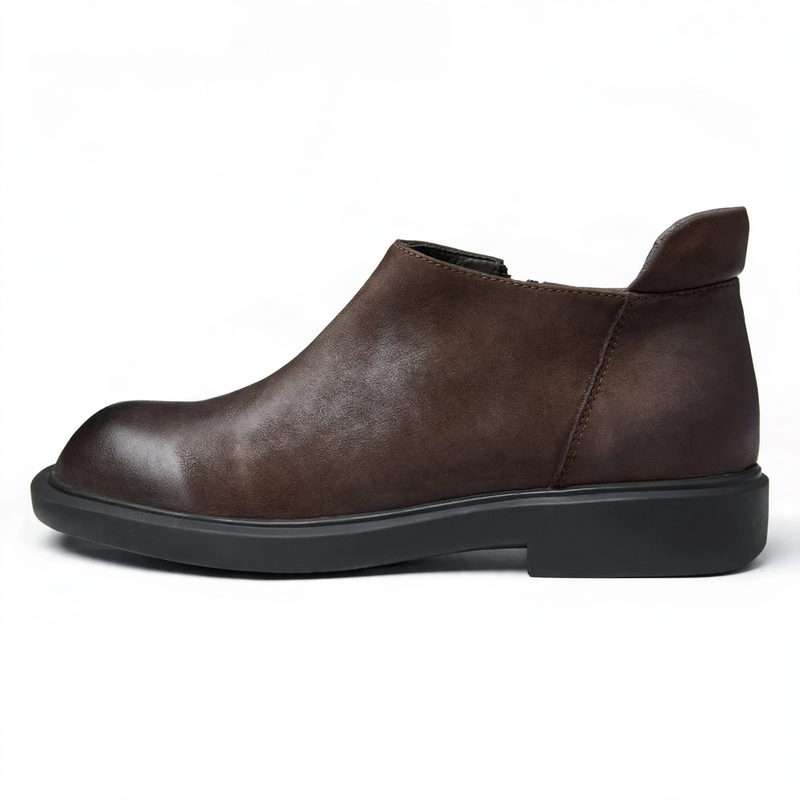 Herren-Chelsea-Stiefel aus Rindsleder, weiche Sohle