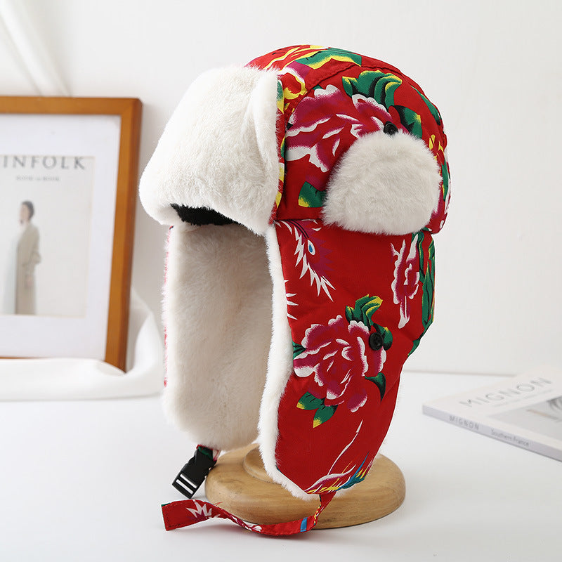 Plüsch-Set mit Mütze, Schal und Handschuhen, Damen, Winter