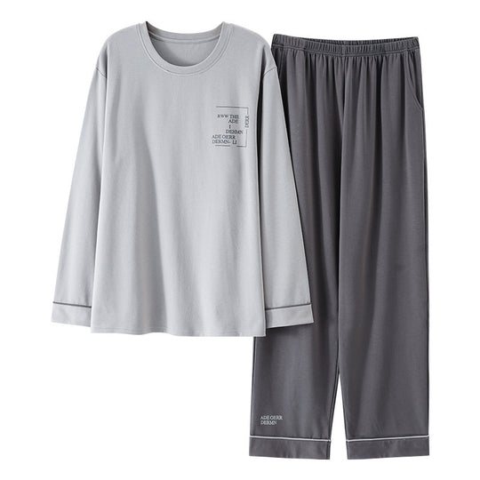 Herren-Pyjama-Set aus Modal, langärmelig