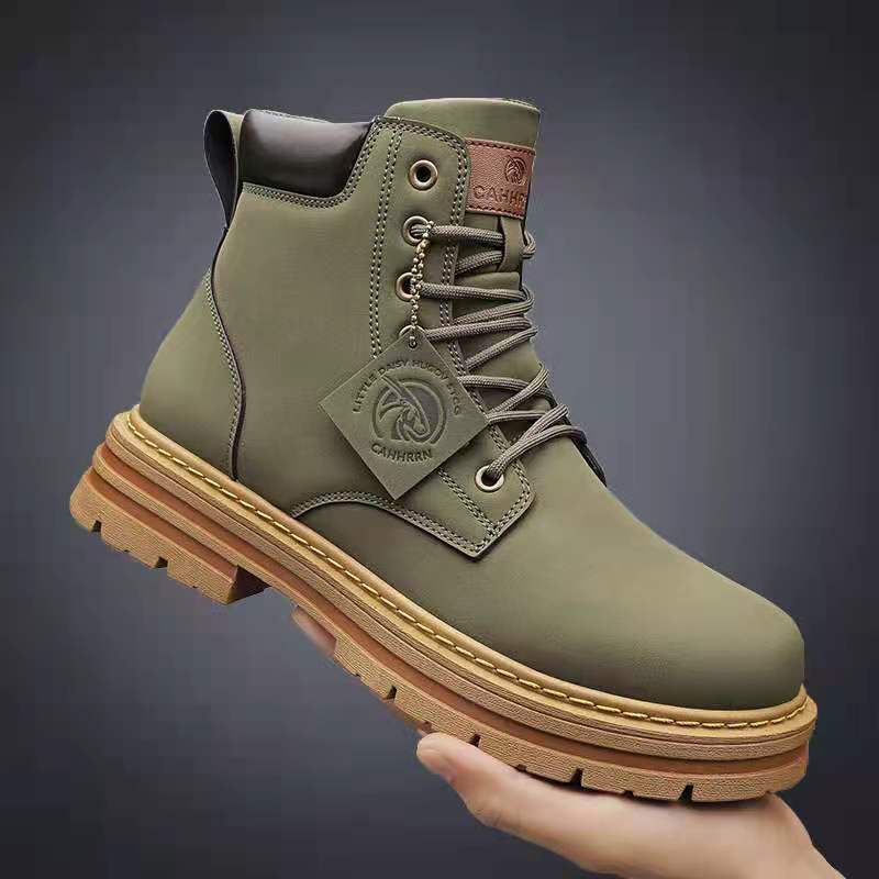 Gefütterte Herren-Winterstiefel, warm, rutschfest