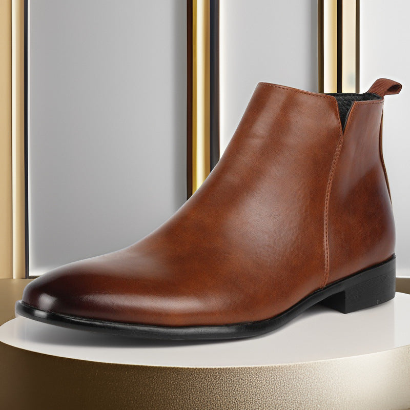 Herren-Chelsea-Boots mit seitlichem Reißverschluss