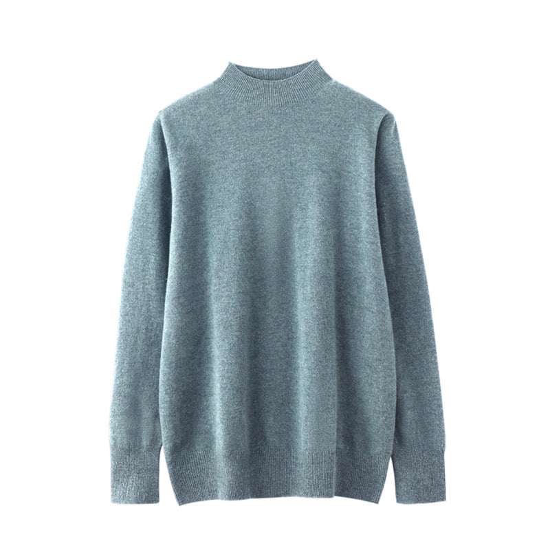 Herren Strickpullover aus 100% Wolle, locker geschnitten
