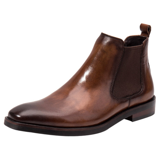 Herren-Chelsea-Stiefel aus Rindsleder