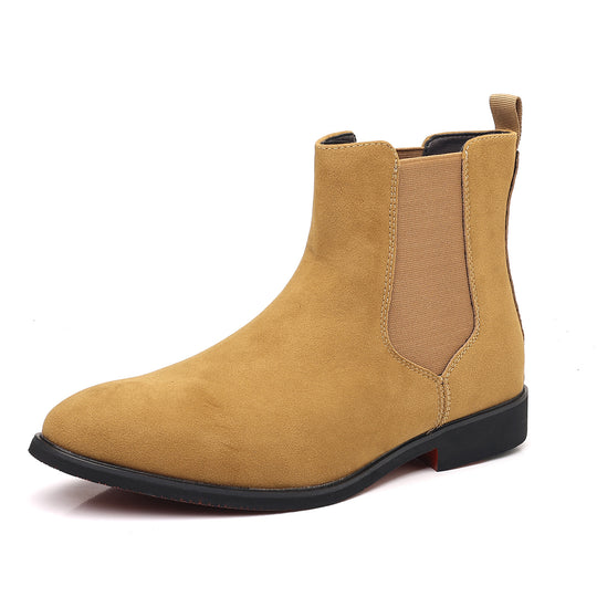 Elegante Herren-Chelsea-Stiefel, spitz zulaufend