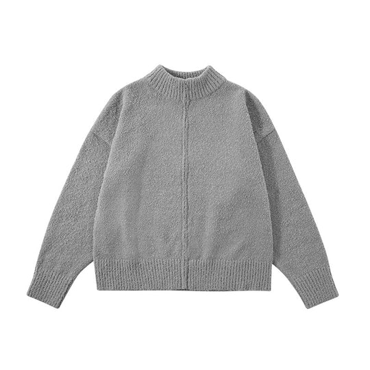 Herren-Strickjacke mit Stehkragen