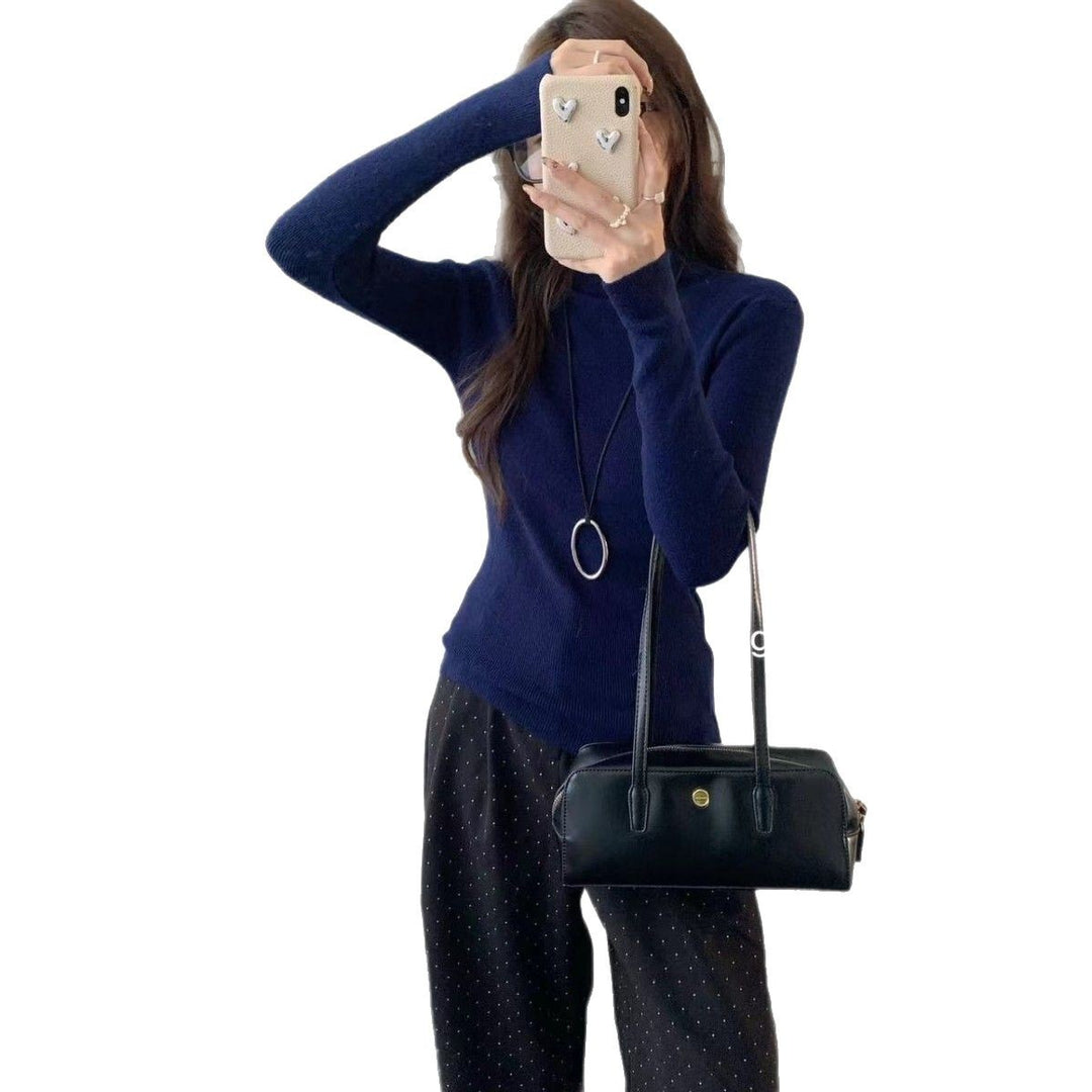 Damen-Strickpullover, figurbetont, Herbst und Winter