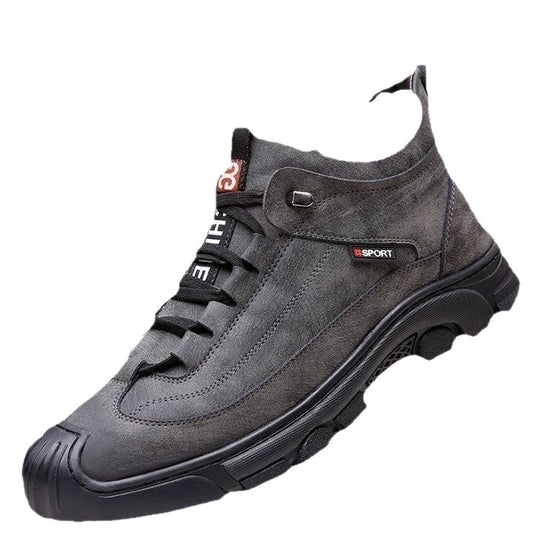 Herren-Winterstiefel, gefüttert, mit dicker Sohle