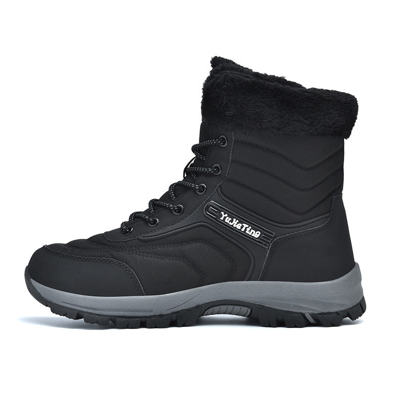 Gefütterte Winter-Stiefel, kurz, für Damen und Herren
