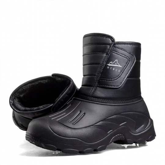 Gefütterte Herren-Winterstiefel für Outdoor-Aktivitäten