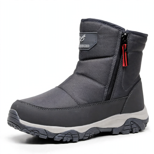 Gefütterte Herren-Winterstiefel, wasserabweisend