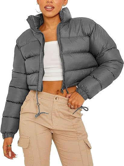 Gesteppte Winterjacke im Oversize-Stil