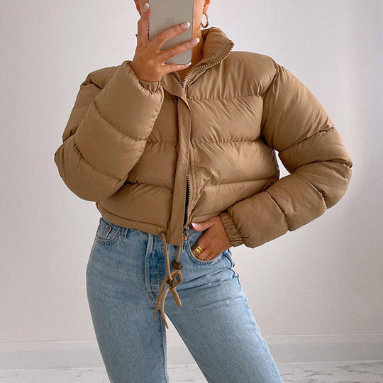 Gesteppte Winterjacke im Oversize-Stil