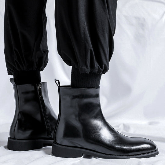 Herren Chelsea-Stiefel, Reißverschluss, 89757-R