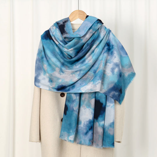 Bedruckter Schal mit Blumenmuster