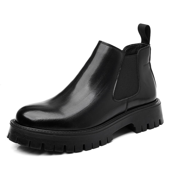 Herren Chelsea-Stiefel, knöchelhoch, rutschfest, Kunstleder