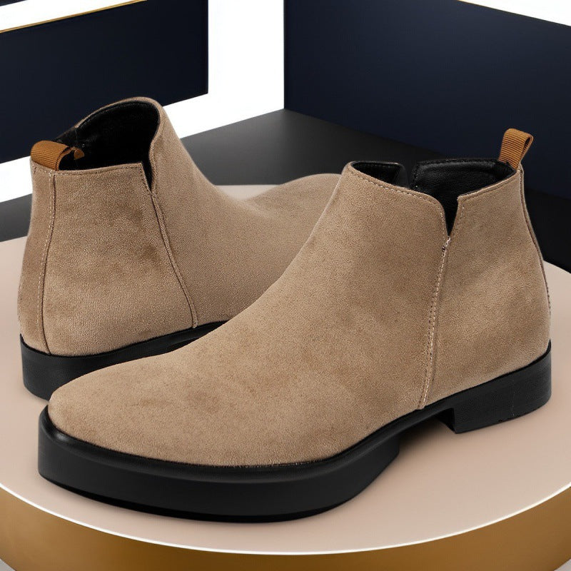 Herren-Chelsea-Boots mit seitlichem Reißverschluss