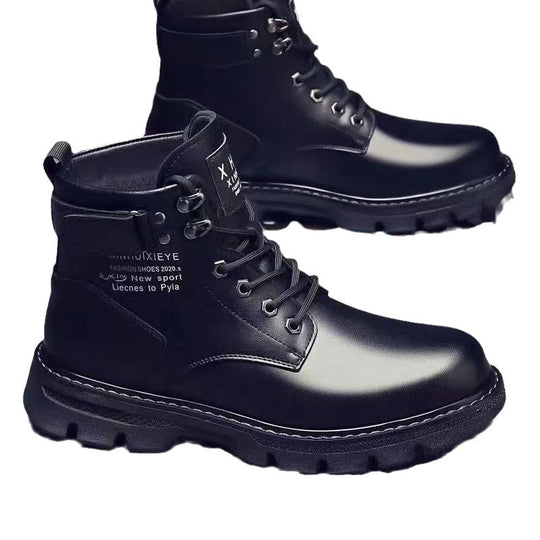 Gefütterte Herren-Stiefel im modernen Stil