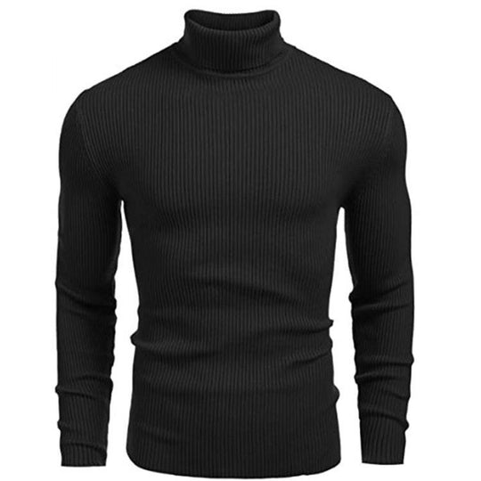 Herren-Strickpullover mit vertikalem Rippmuster
