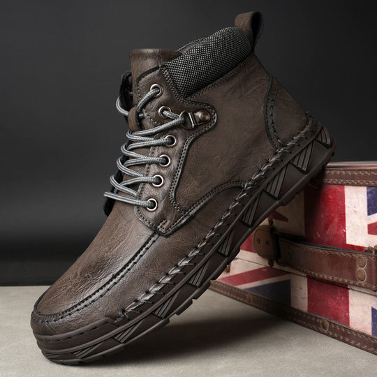 Gefütterte Winter-Stiefel, warm und atmungsaktiv