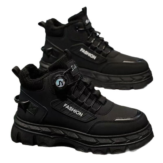Herren-Stiefeletten im britischen Stil, gefüttert