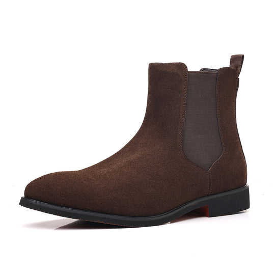 Elegante Herren-Chelsea-Stiefel, spitz zulaufend