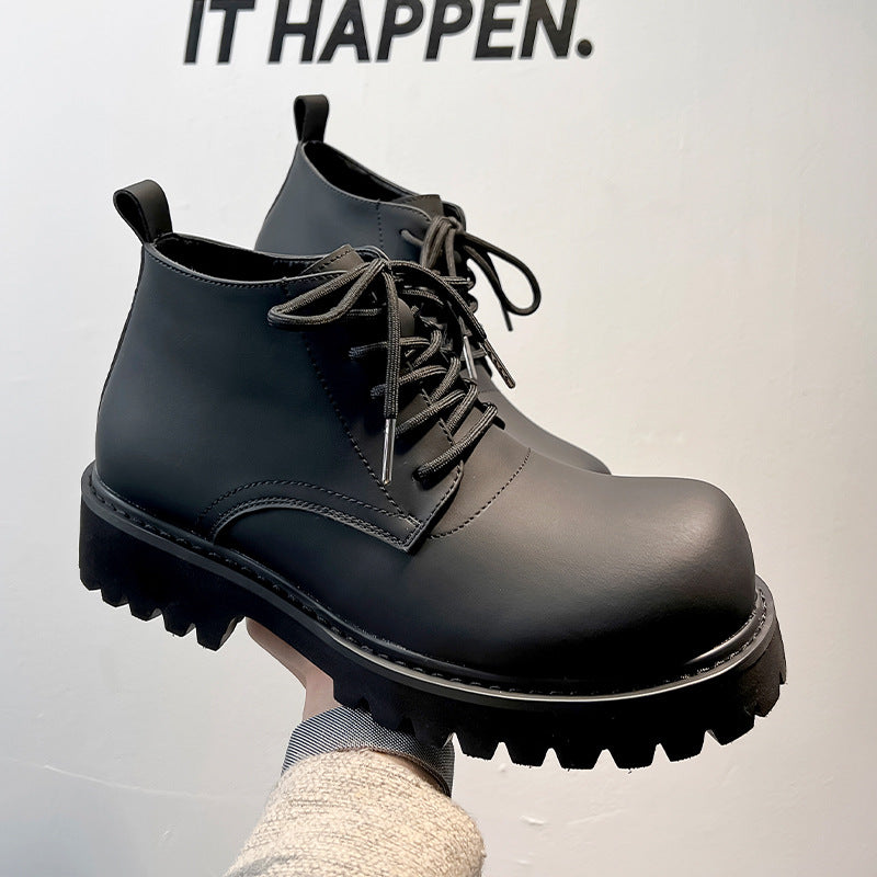 Herren-Arbeitsstiefel mit dicker Sohle