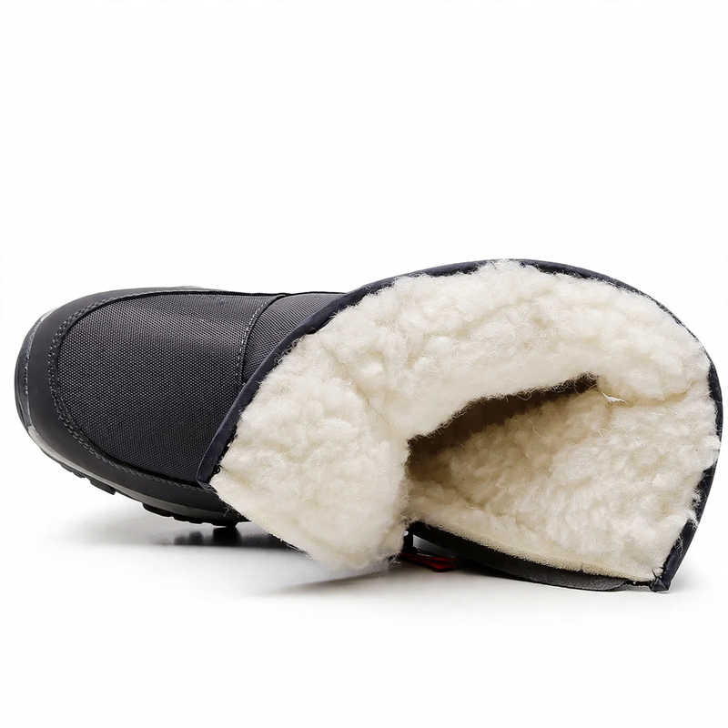 Gefütterte Herren-Winterstiefel, wasserabweisend