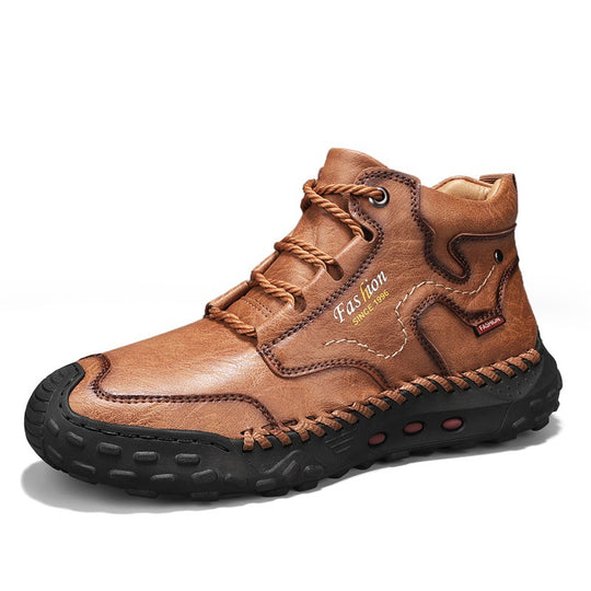 Herren-Stiefeletten mit Plateausohle, gefüttert oder ungefüttert