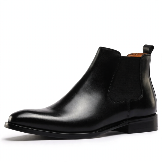 Herren-Chelsea-Boots aus Leder, britischer Stil